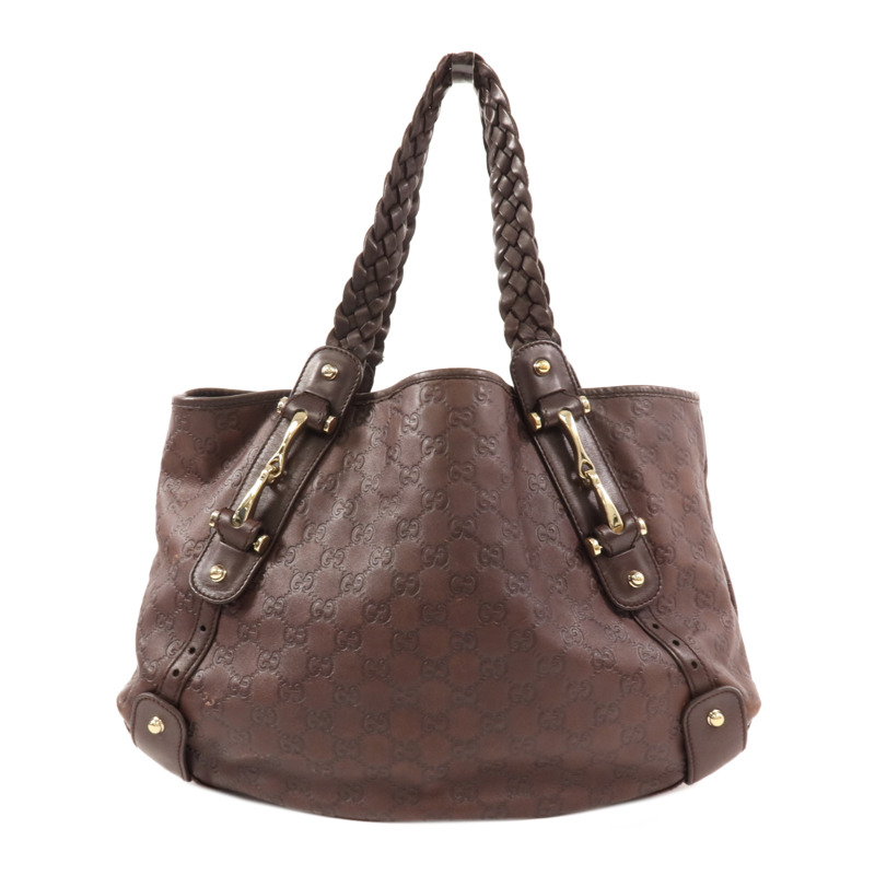 GUCCI 牛皮皮革Pelham金扣肩背袋-0