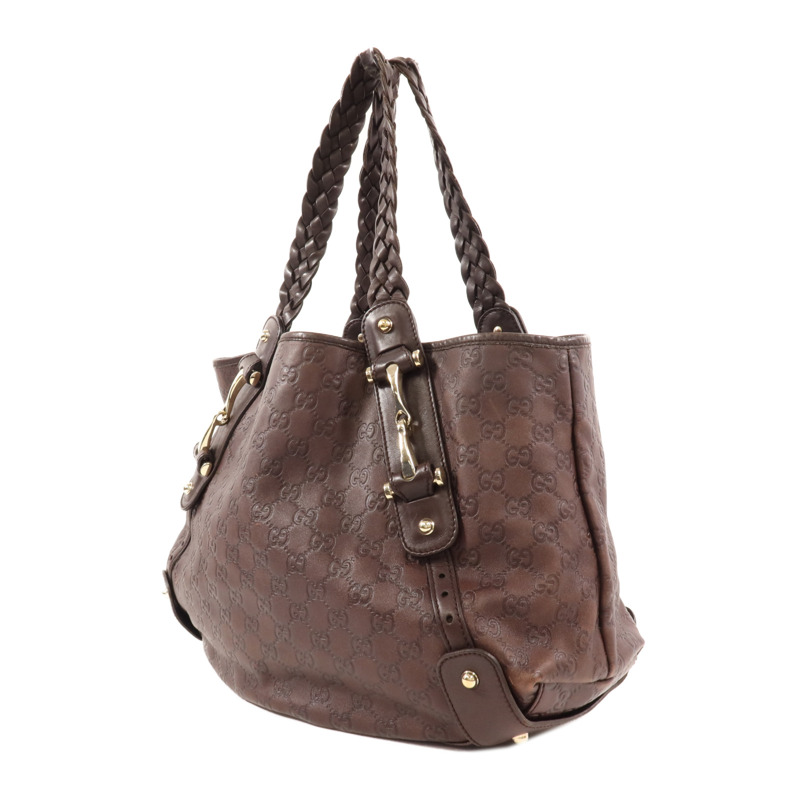 GUCCI 牛皮皮革Pelham金扣肩背袋-2