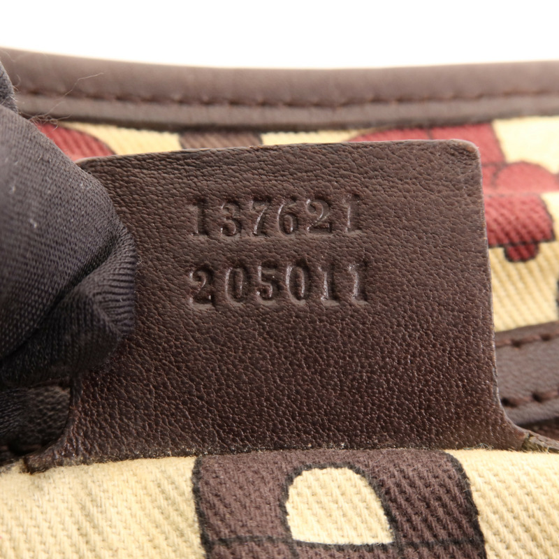 GUCCI 牛皮皮革Pelham金扣肩背袋-6