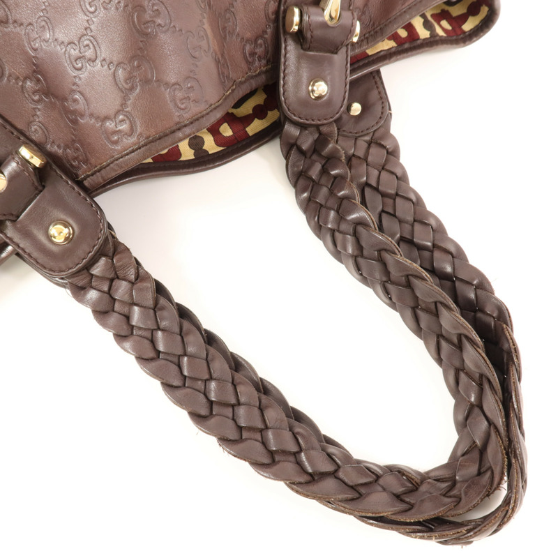 GUCCI 牛皮皮革Pelham金扣肩背袋-7