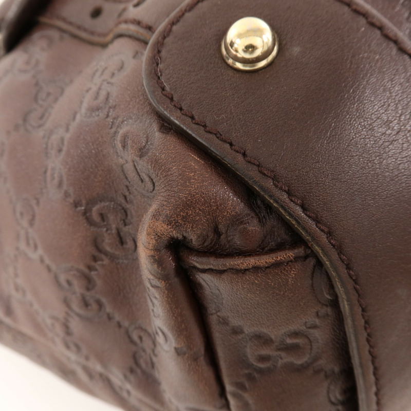 GUCCI 牛皮皮革Pelham金扣肩背袋-10