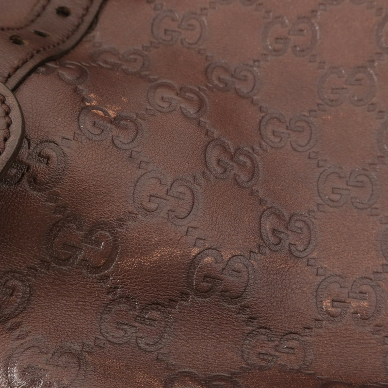 GUCCI 牛皮皮革Pelham金扣肩背袋-13