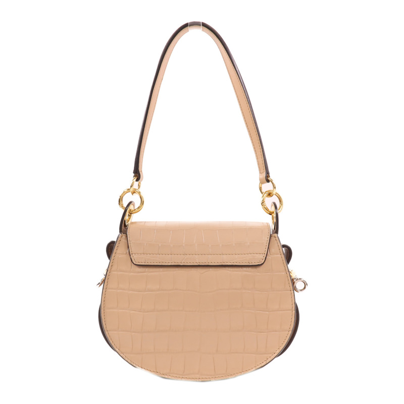 Chloe 牛皮皮革Small Tess Bag金扣手挽肩背兩用袋-1