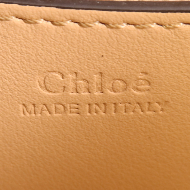 Chloe 牛皮皮革Small Tess Bag金扣手挽肩背兩用袋-5