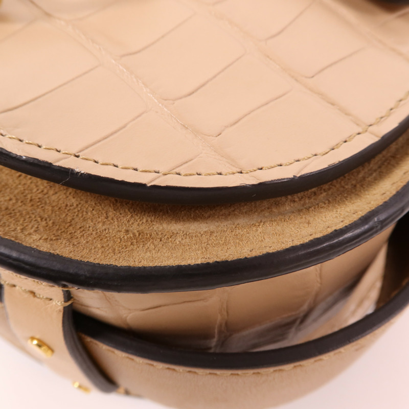 Chloe 牛皮皮革Small Tess Bag金扣手挽肩背兩用袋-8