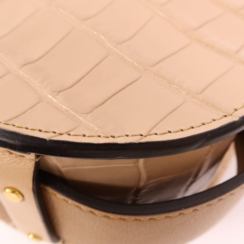 Chloe 牛皮皮革Small Tess Bag金扣手挽肩背兩用袋-10