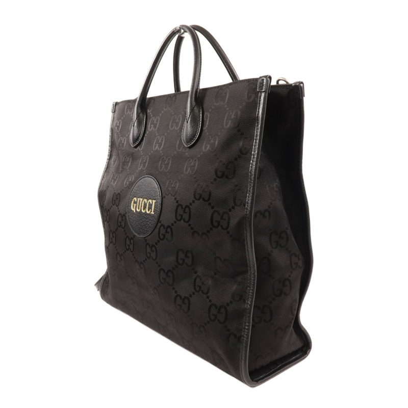 GUCCI 尼龍Off the Grid GG 2 Way Shoulder銀扣手挽肩背兩用袋-2