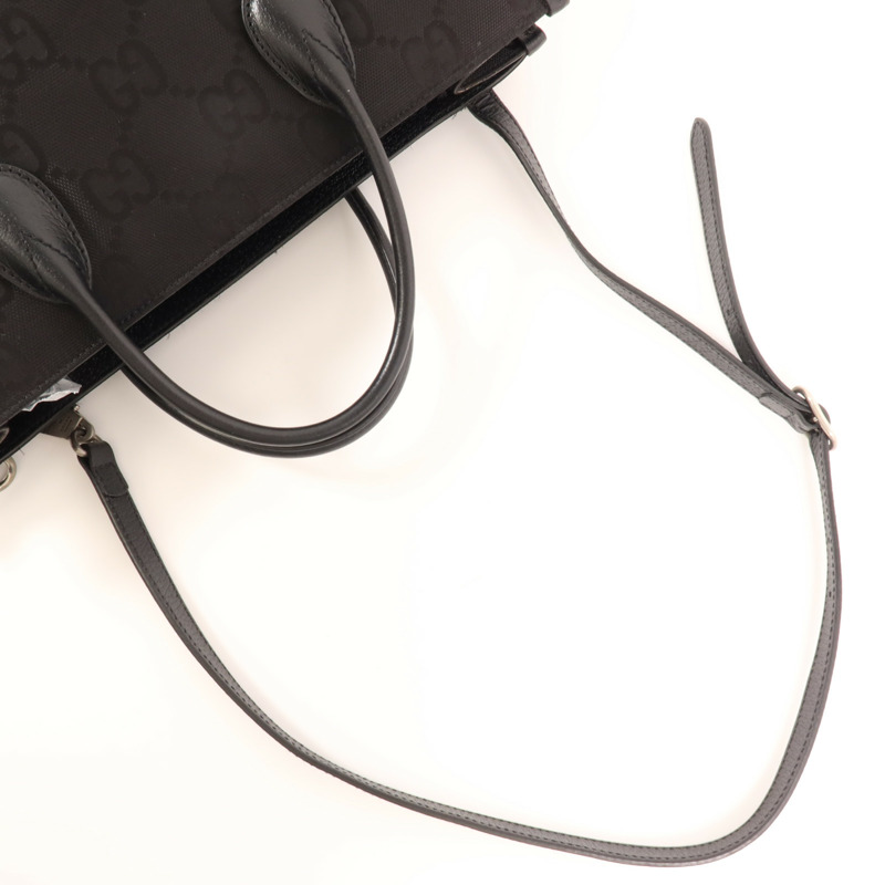 GUCCI 尼龍Off the Grid GG 2 Way Shoulder銀扣手挽肩背兩用袋-7