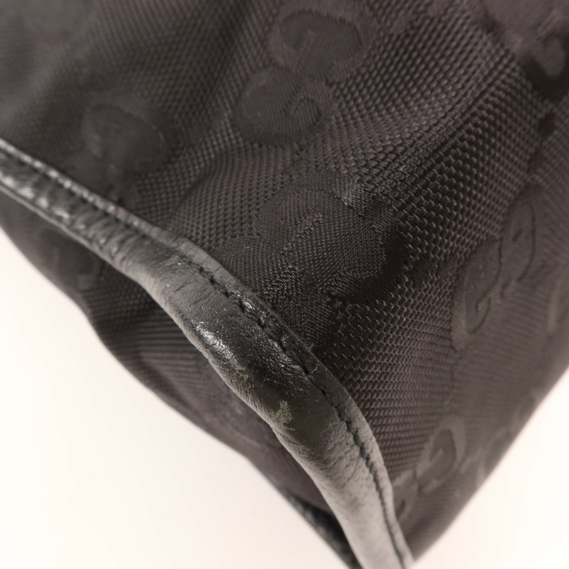 GUCCI 尼龍Off the Grid GG 2 Way Shoulder銀扣手挽肩背兩用袋-11