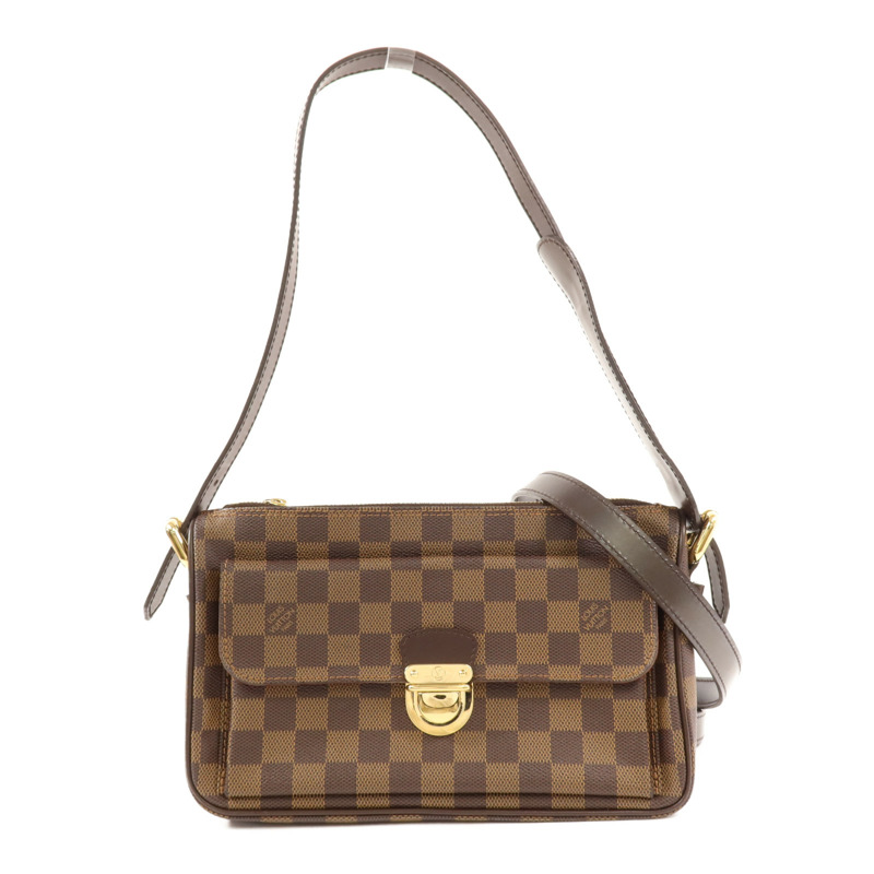 LOUIS VUITTON Damier Ravello GM金扣肩背袋-0