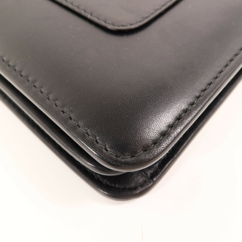 BVLGARI 牛皮皮革Serpenti Forever金扣鏈帶肩背袋-9