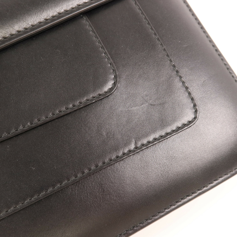 BVLGARI 牛皮皮革Serpenti Forever金扣鏈帶肩背袋-14