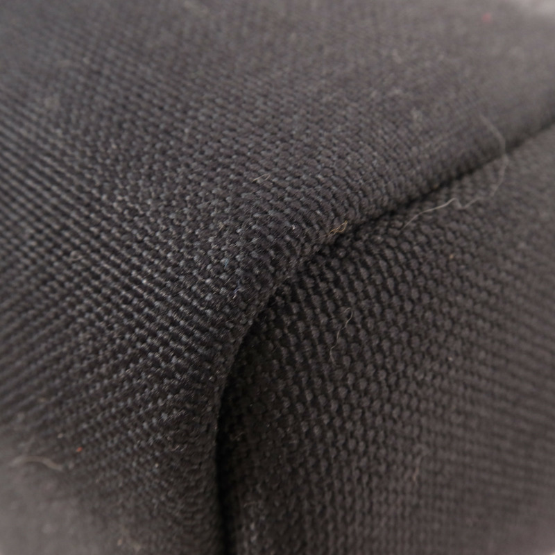 HERMES 帆布/皮革Herbag PM金扣手挽肩背兩用袋Noir-9