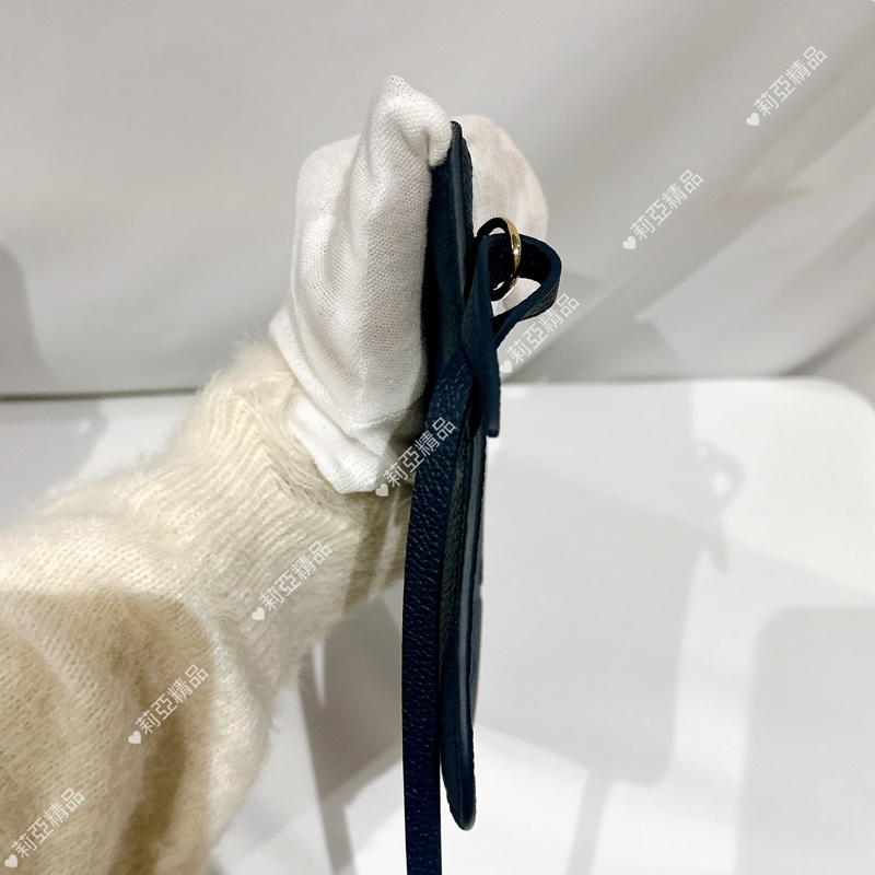 莉亞精品♡ LV Neverfull MM 深藍色 二手美包-18