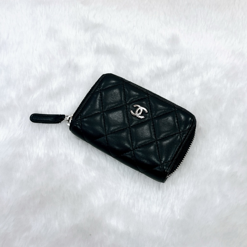 莉亞精品♡ Chanel ㄇ拉零錢包 二手美夾-0