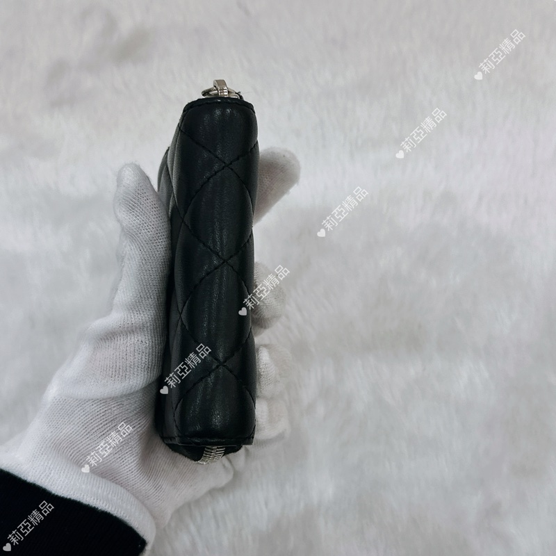 莉亞精品♡ Chanel ㄇ拉零錢包 二手美夾-4
