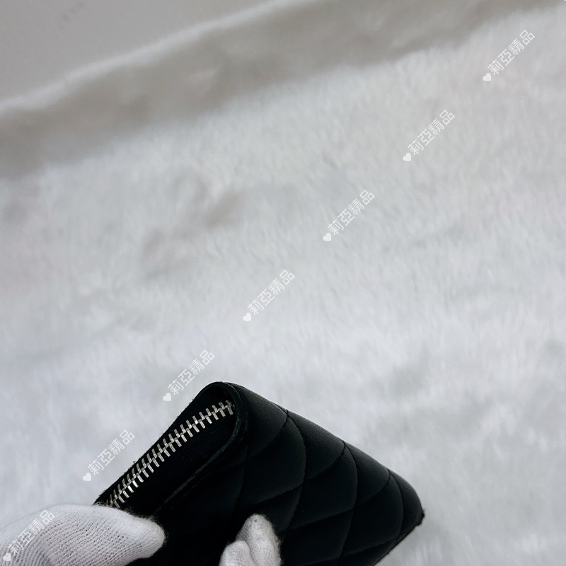 莉亞精品♡ Chanel ㄇ拉零錢包 二手美夾-8
