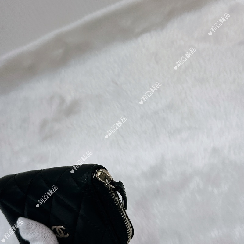 莉亞精品♡ Chanel ㄇ拉零錢包 二手美夾-9
