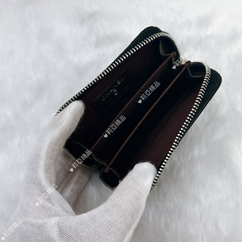 莉亞精品♡ Chanel ㄇ拉零錢包 二手美夾-10