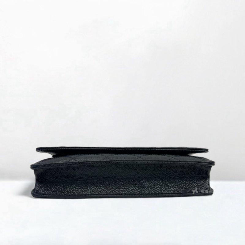 CHANEL包包 黑荔枝金扣WOC A33814-4