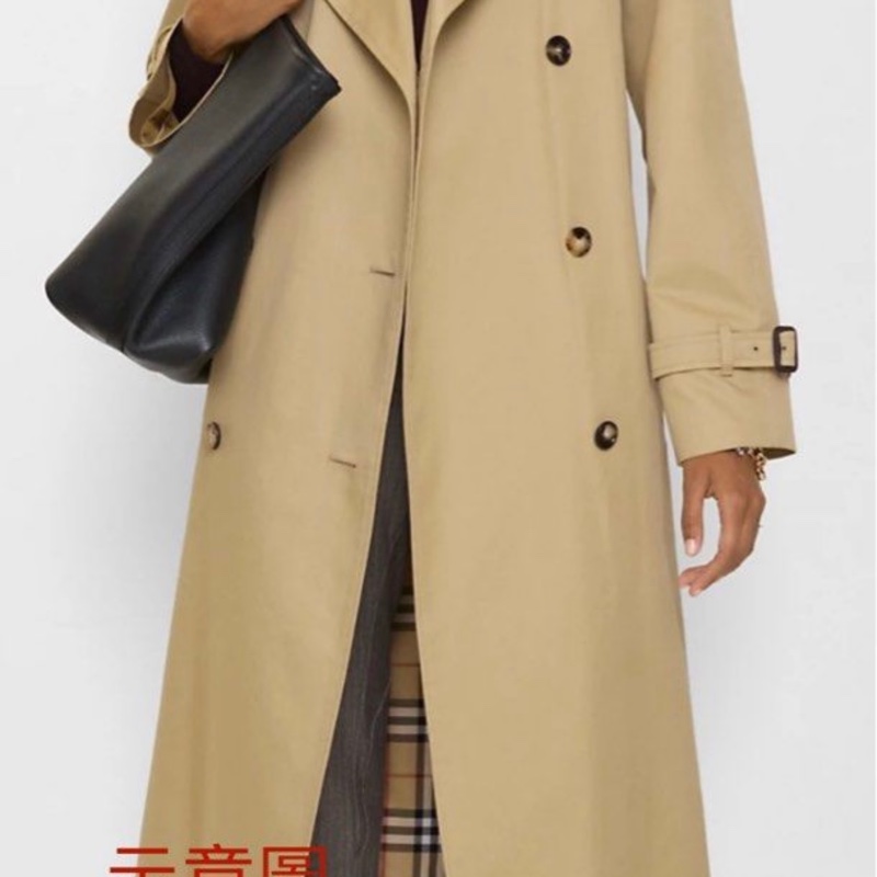 平台最低價極品甜價✨Burberry 兩穿2way經典風衣內搭可拆格紋羊毛背心-1