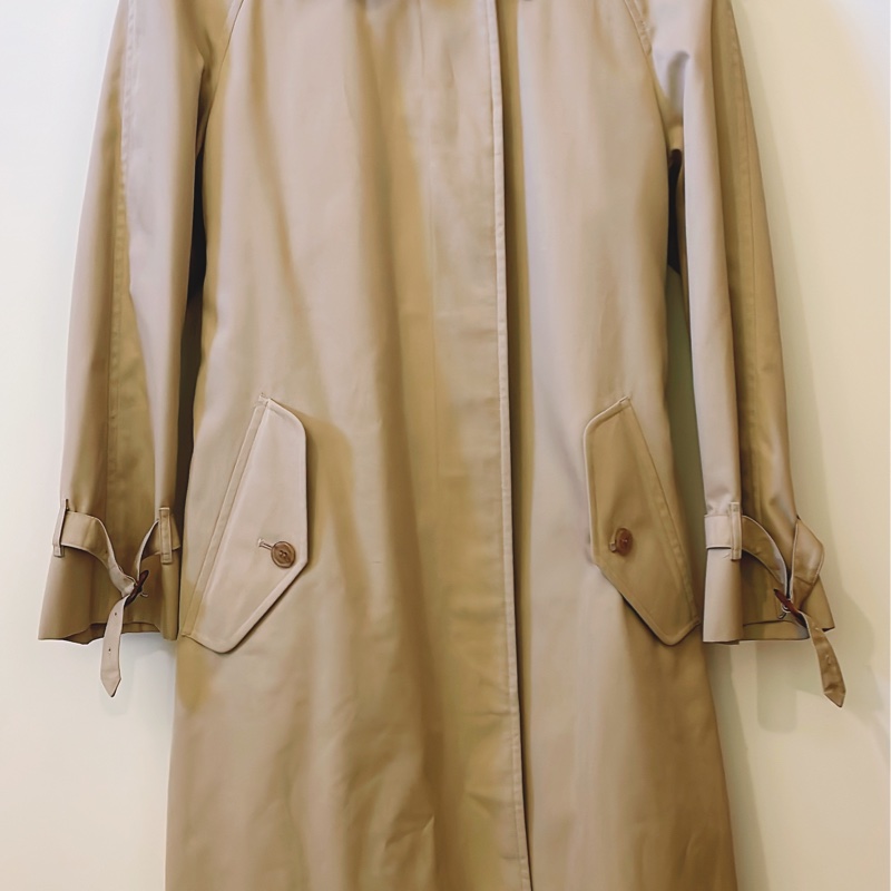 平台最低價極品甜價✨Burberry 兩穿2way經典風衣內搭可拆格紋羊毛背心-3