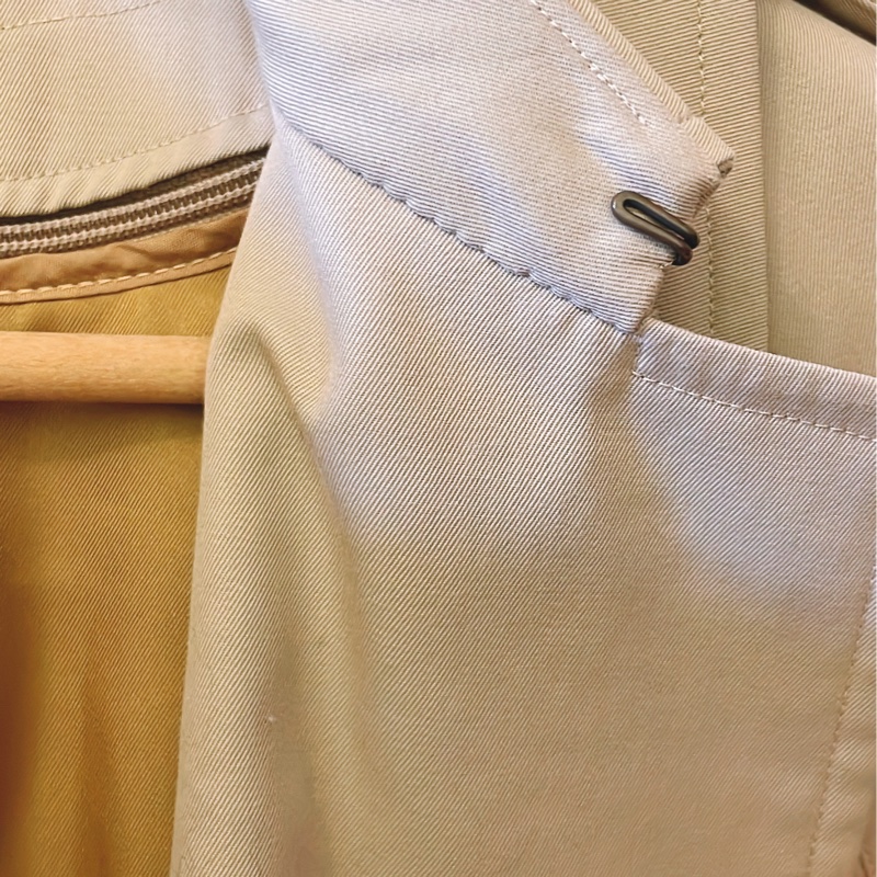 平台最低價極品甜價✨Burberry 兩穿2way經典風衣內搭可拆格紋羊毛背心-19