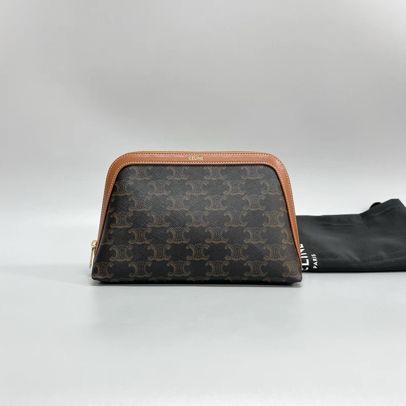 Celine 老花滿Logo 貝殼包-0