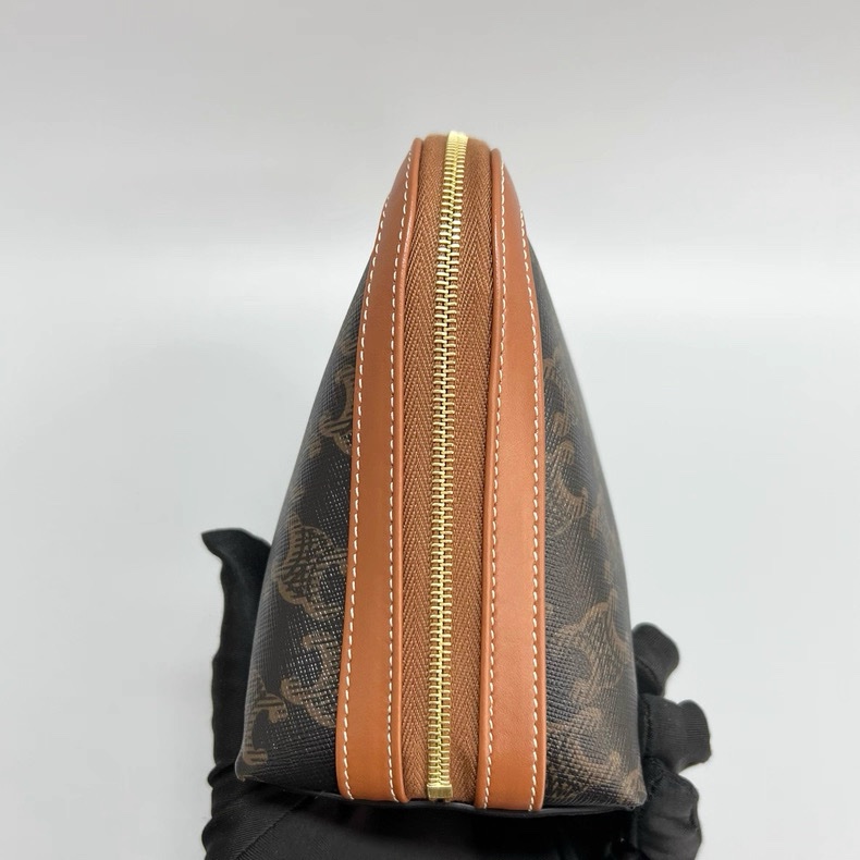 Celine 老花滿Logo 貝殼包-2