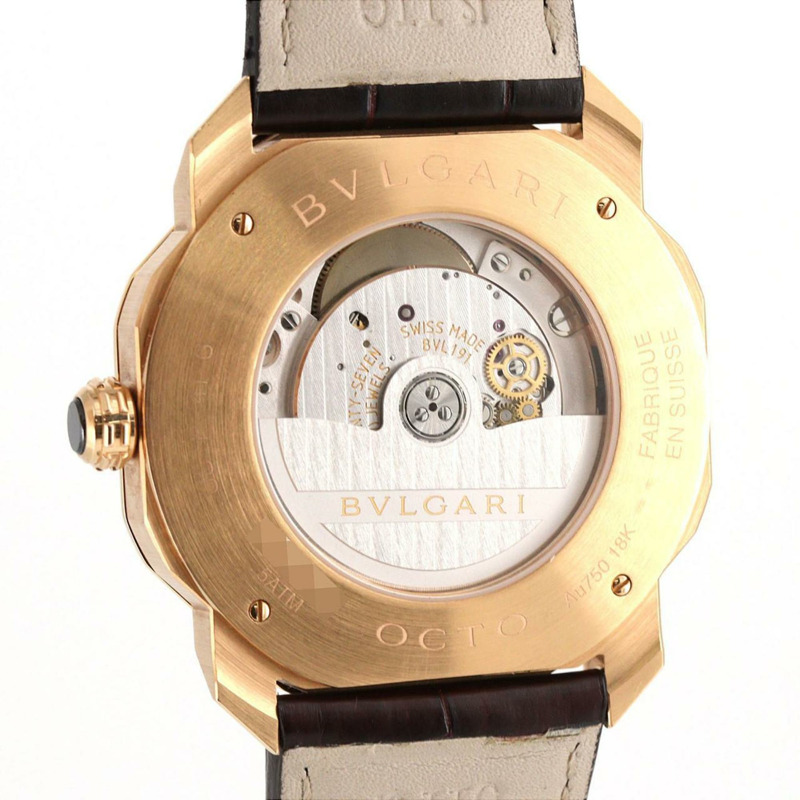 寶格麗 Octoroma PG OCP41G OCP41C1GLD PG/RG 自動腕錶-4