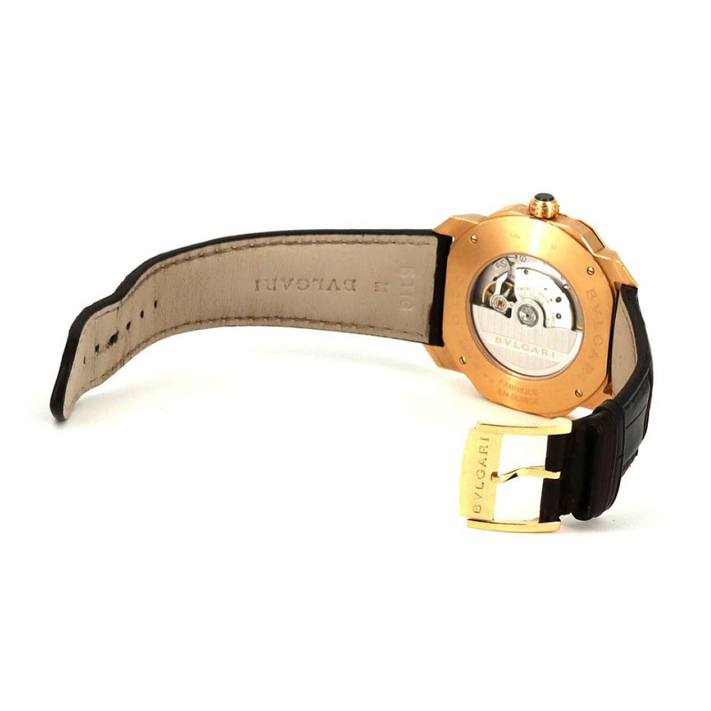 寶格麗 Octoroma PG OCP41G OCP41C1GLD PG/RG 自動腕錶-5