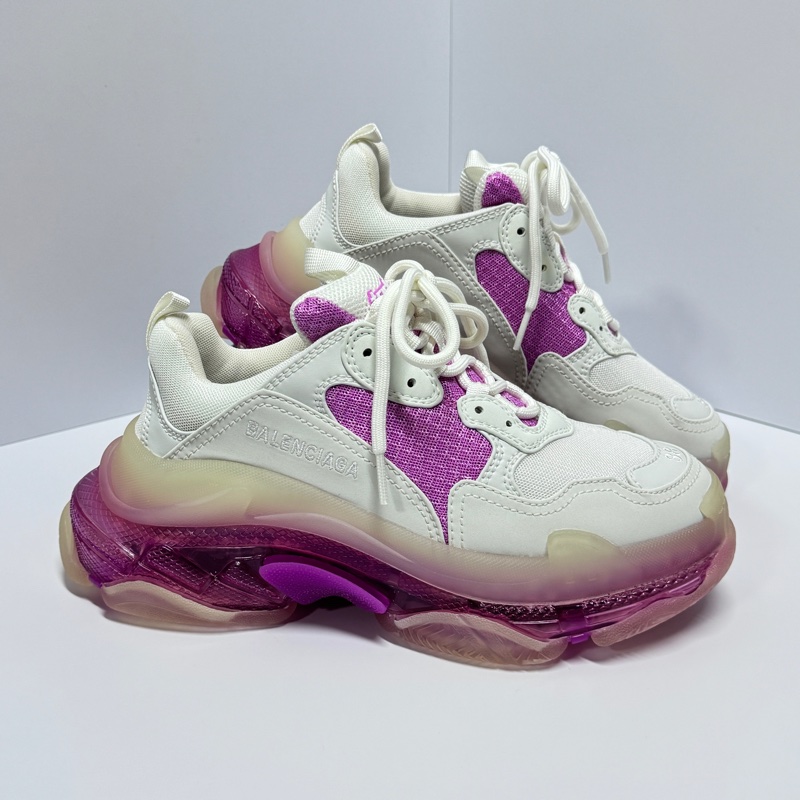 (全新|吊牌沒拆🔖) Balenciaga 巴黎世家 Triple S老爹鞋 專櫃36900!-0