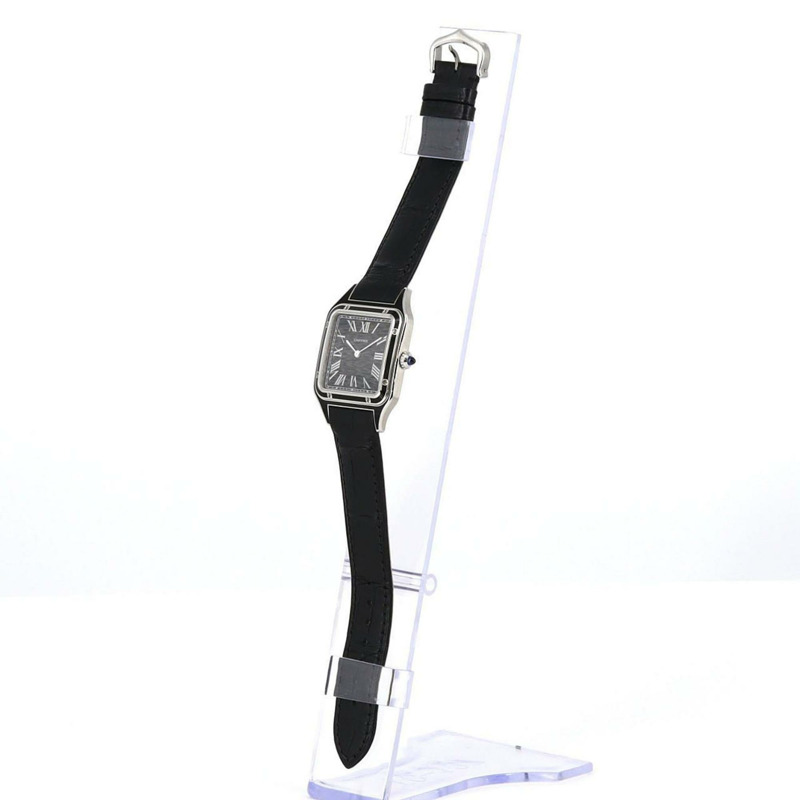 卡地亞 Santos-Dumont LM WSSA0046 不鏽鋼腕錶，手動上鍊-1