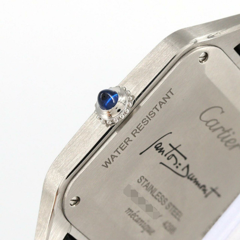 卡地亞 Santos-Dumont LM WSSA0046 不鏽鋼腕錶，手動上鍊-2