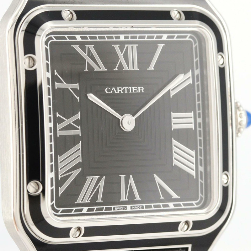 卡地亞 Santos-Dumont LM WSSA0046 不鏽鋼腕錶，手動上鍊-6