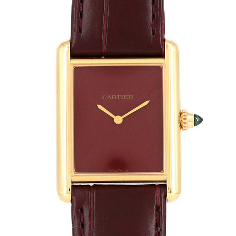 卡地亞 Tank Louis LM YG WGTA0190 手動上鍊腕錶