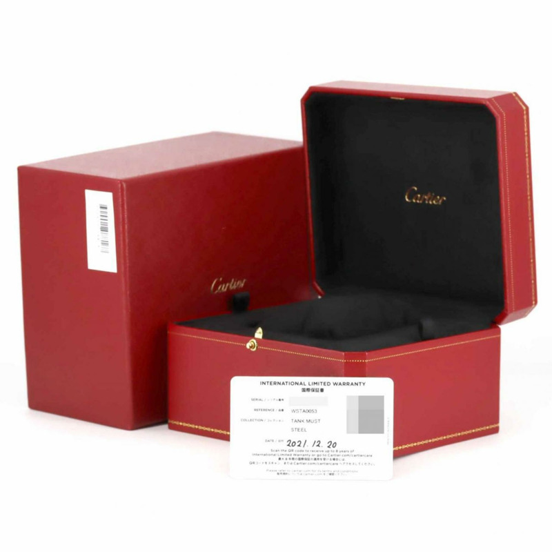 卡地亞 Tank Must XL WSTA0053 不鏽鋼自動腕錶-7