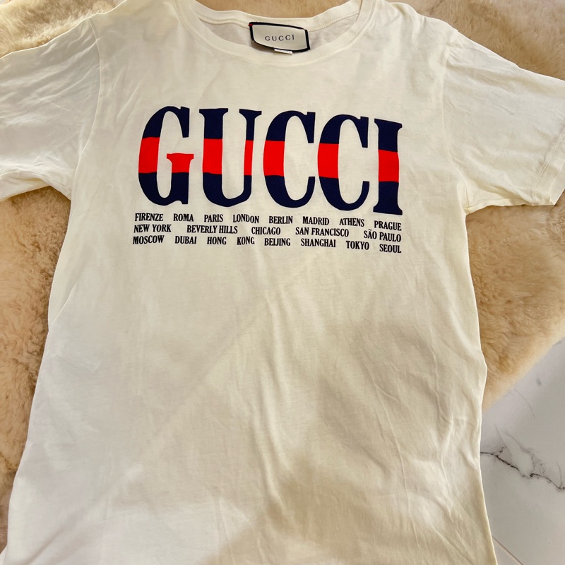 Gucci 字母T恤上衣-1