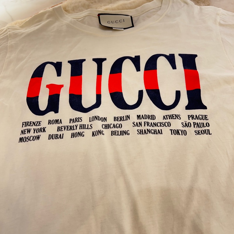 Gucci 字母T恤上衣-2