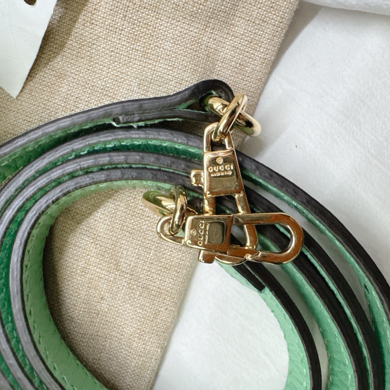 全新Gucci薄荷綠mini帆布手提斜背托特包 Jumbo-15