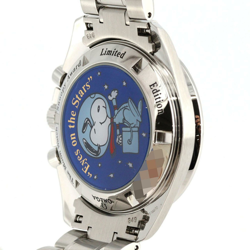 歐米茄超霸系列專業史努比獎限量版3578.51不鏽鋼手動上鍊腕錶-5