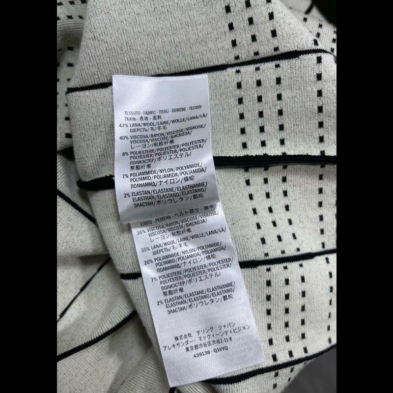 Alexander McQueen 羊毛中長百褶裙 XS碼-5