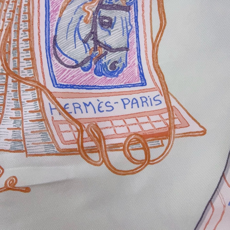 愛馬仕Hermes 馬頭絲巾 90*90-2