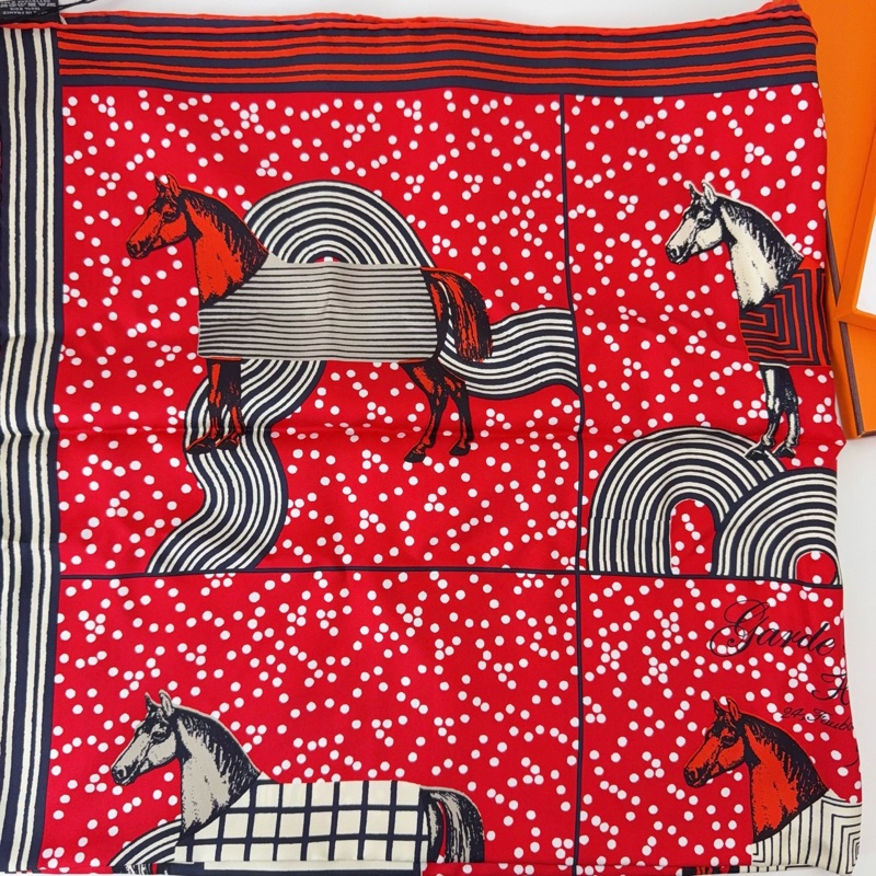 Hermes愛馬仕絲巾 90*90-1