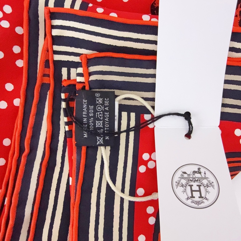 Hermes愛馬仕絲巾 90*90-6