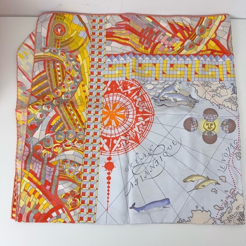 Hermes 愛馬仕絲巾 90*90