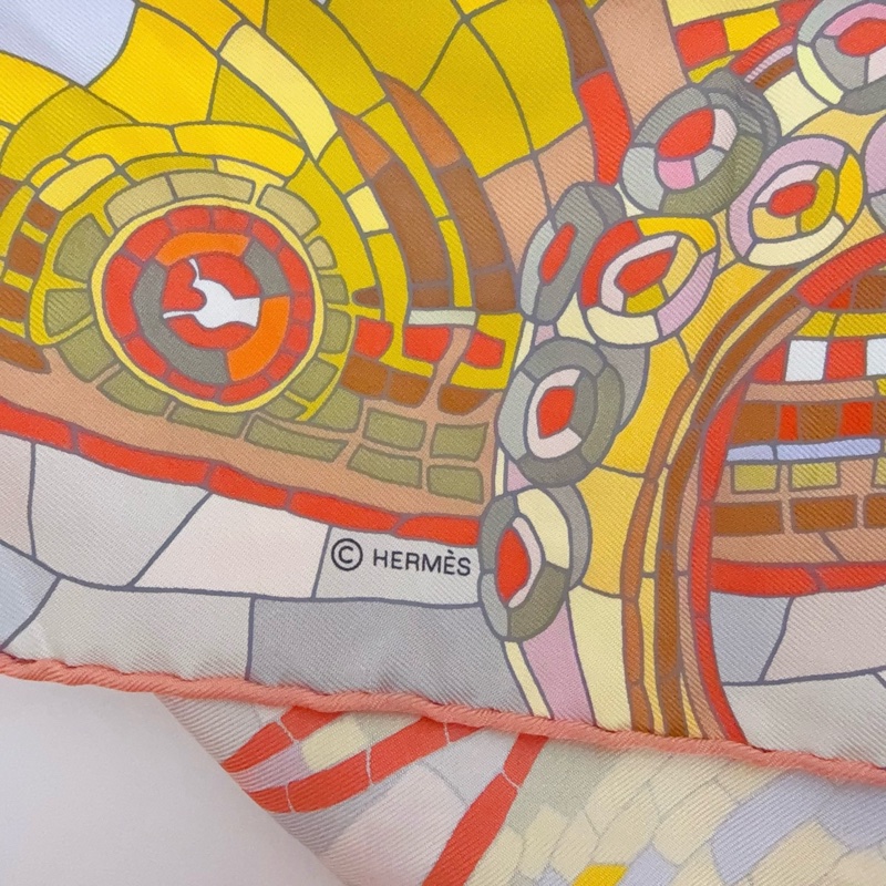 Hermes 愛馬仕絲巾 90*90-7