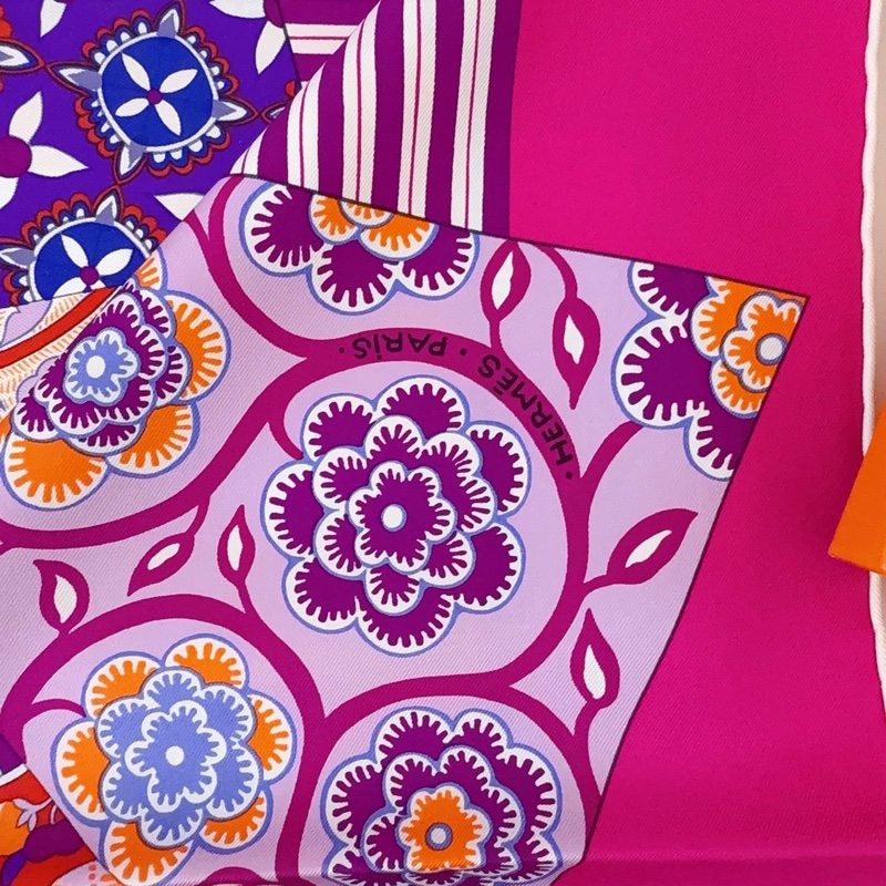 Hermes愛馬仕絲巾 90*90-5