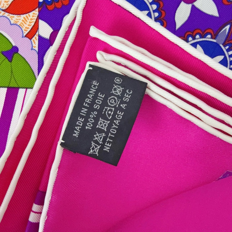 Hermes愛馬仕絲巾 90*90-8