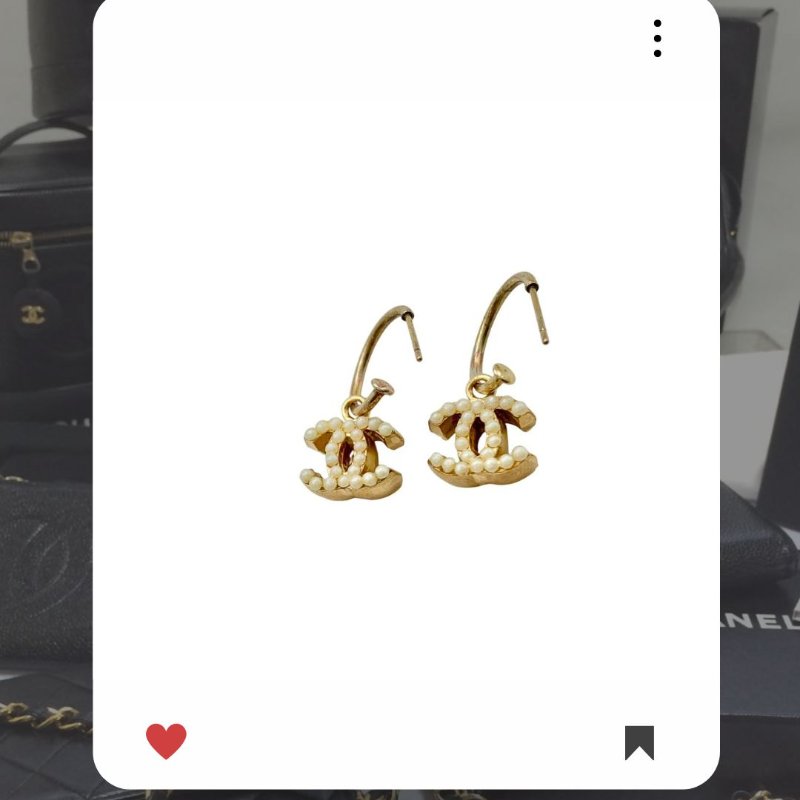 🛍️🎁 雙12🔥 12月新品上架 聖誕節🎄💖 新款 香奈兒 Chanel 金色仿珍珠耳環 🔥 香奈兒熱賣款 香奈兒經典款 耳環 CHANEL EARRING-7